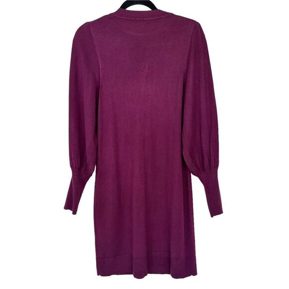 Vince Camuto Balloon Sleeve Knit Sweater Dress - Size Small - Picture 2 of 8